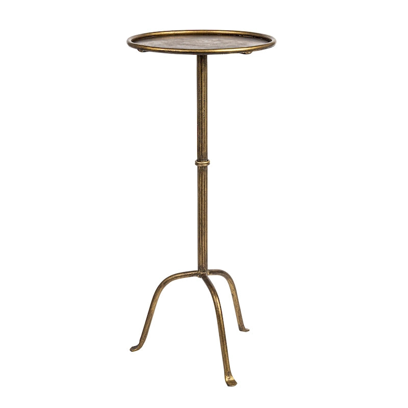 Round Metal Drink Table