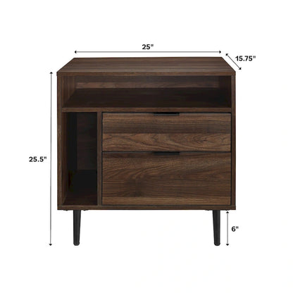 Middlebrook Modern Storage Nightstand, Set of 2