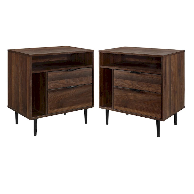 Middlebrook Modern Storage Nightstand, Set of 2