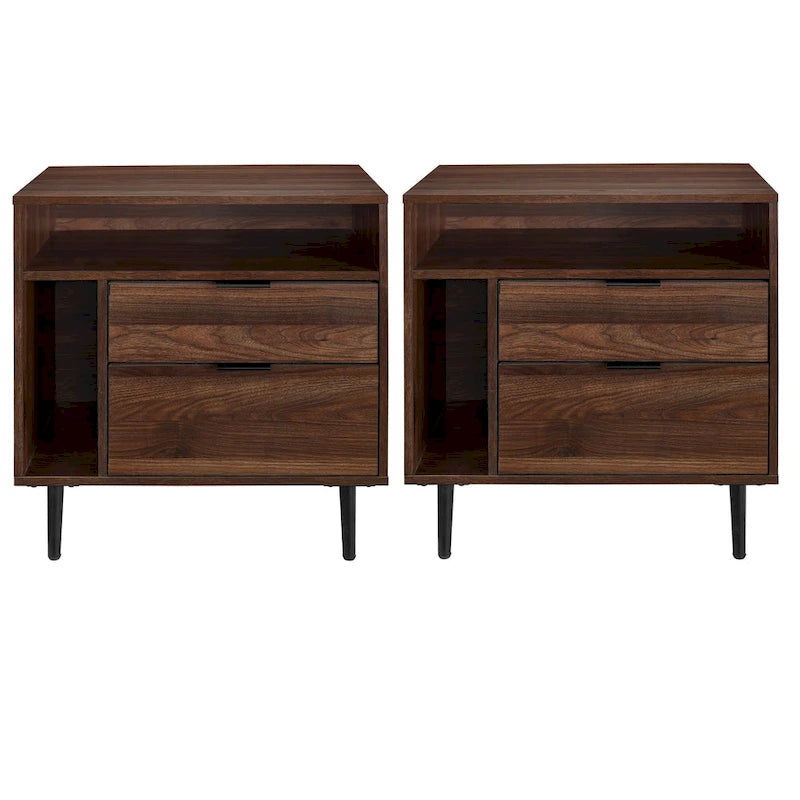 Middlebrook Modern Storage Nightstand, Set of 2