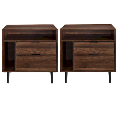 Middlebrook Modern Storage Nightstand, Set of 2