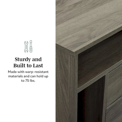 Middlebrook Modern Storage Nightstand, Set of 2