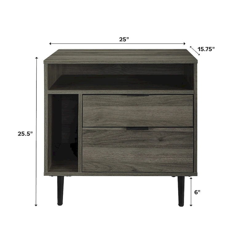 Middlebrook Modern Storage Nightstand, Set of 2