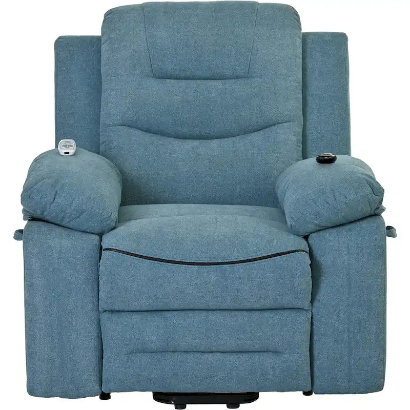 Massage Recliner Chair for Seniors-Power Lift,Adjustable Massage,Heating Features,Infinite Position Reclining,and Side Pocket