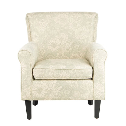 SAFAVIEH Gramercy Garden Motif Grey Club Chair - 30W x 33D x 32H