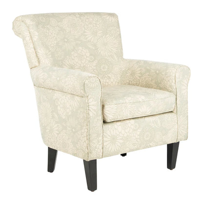 SAFAVIEH Gramercy Garden Motif Grey Club Chair - 30W x 33D x 32H