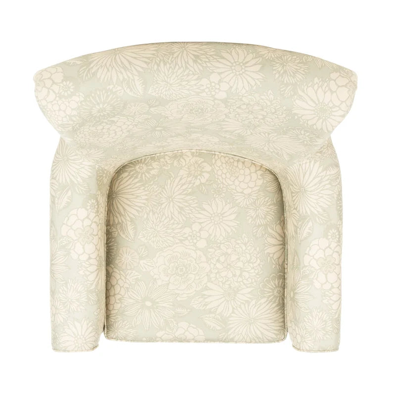 SAFAVIEH Gramercy Garden Motif Grey Club Chair - 30W x 33D x 32H