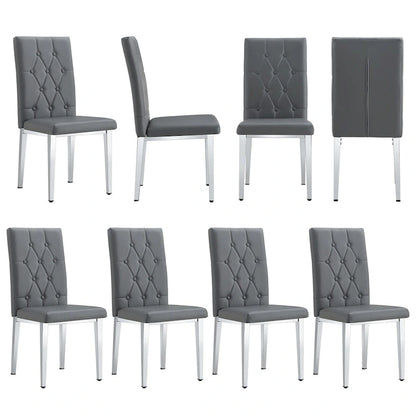 8 Piece Armless Dining Chairs