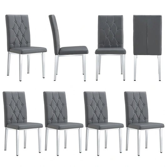 8 Piece Armless Dining Chairs