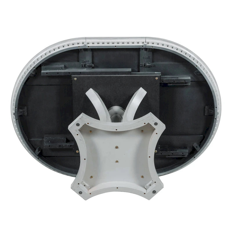 Extendable Dining Table and Chair Sets Rustic Farmhouse Dining Table and Chair Sets with Manual Leaf Extension for Kitchen