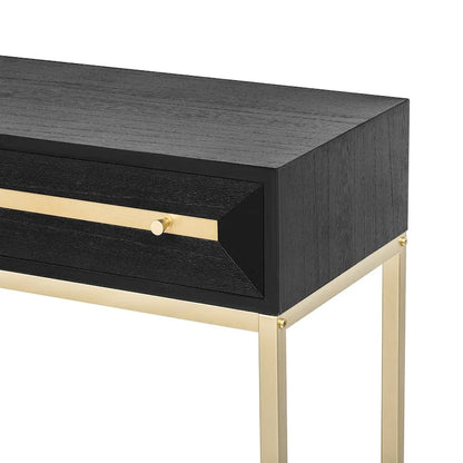 Wood Console Entryway Table with 2 Drawers for Living Room, Entryway