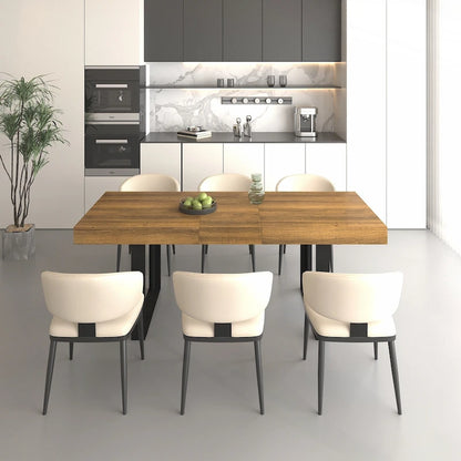 Versatile Extendable Dining Table for Large Gatherings, Enhancing Dining Experience
