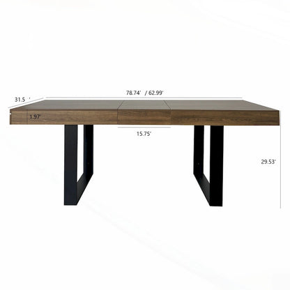 Versatile Extendable Dining Table for Large Gatherings, Enhancing Dining Experience