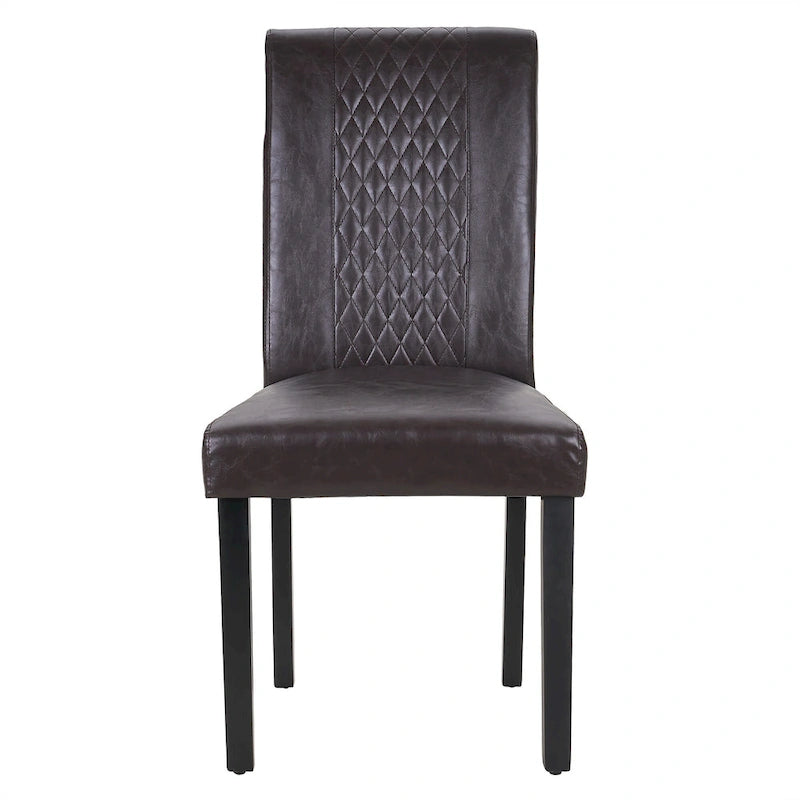 Upholstered Dining Chairs Set of 6 Parson Classic Upholstered Dining Chair,Modern 37 Parson Chairs