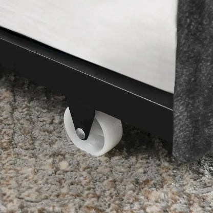 Upholstered Daybed Frame with Trundle & Tufted Backrest