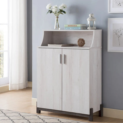 Sost Contemporary 5-shelf Shoe Cabinet by Furniture of America