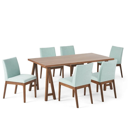 Kwame Mid-Century Modern 7 Piece Dining Set by Christopher Knight Home