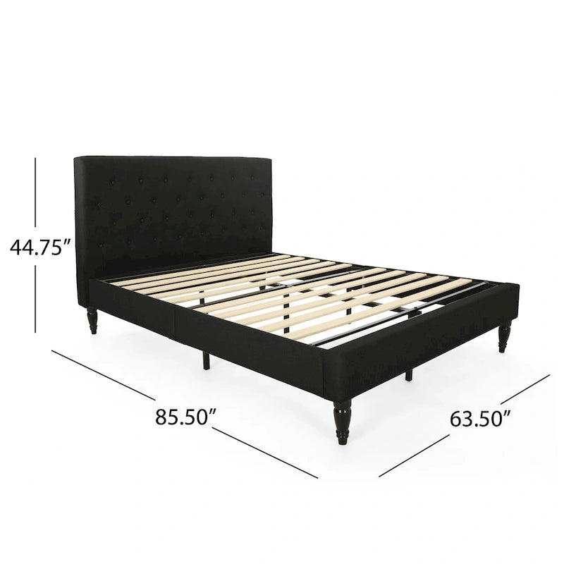 Atterbury Upholstered Queen Platform Bed by Christopher Knight Home