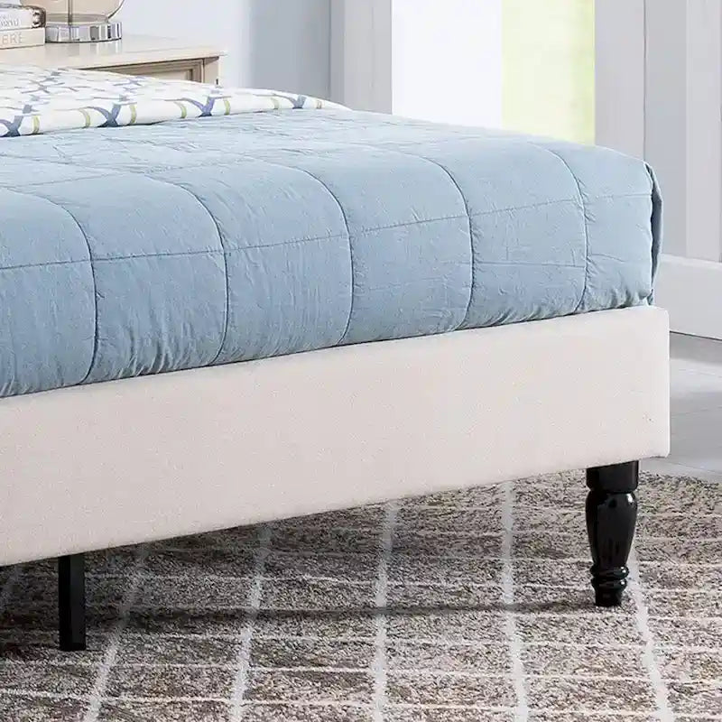 Atterbury Upholstered Queen Platform Bed by Christopher Knight Home