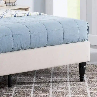 Atterbury Upholstered Queen Platform Bed by Christopher Knight Home