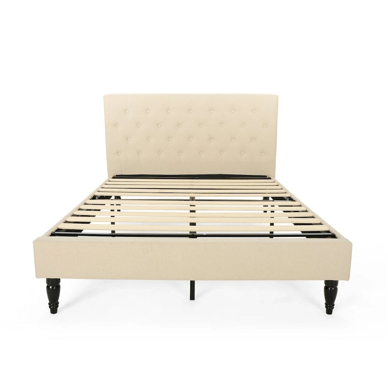 Atterbury Upholstered Queen Platform Bed by Christopher Knight Home