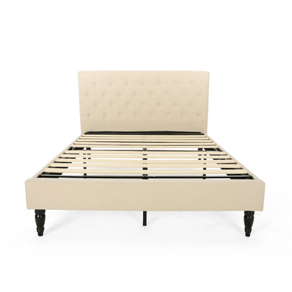 Atterbury Upholstered Queen Platform Bed by Christopher Knight Home