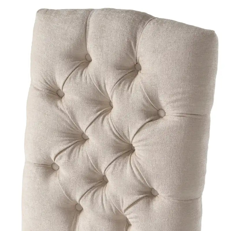 Crown Upholstered Fabric Dining Chairs (Set of 2) by Christopher Knight Home