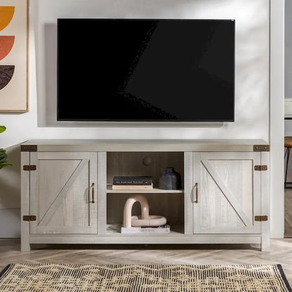Middlebrook Firebranch 58-inch Barn Door TV Stand