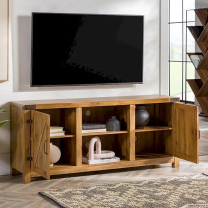 Middlebrook Firebranch 58-inch Barn Door TV Stand