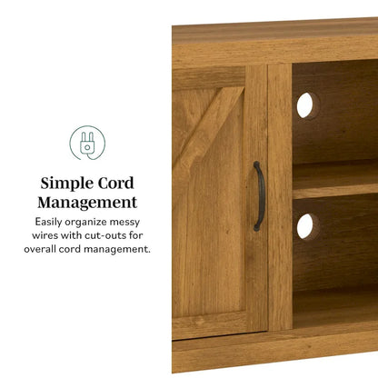 Middlebrook Firebranch 58-inch Barn Door TV Stand