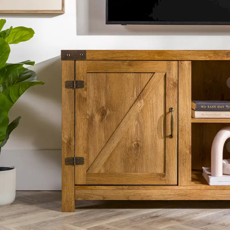 Middlebrook Firebranch 58-inch Barn Door TV Stand