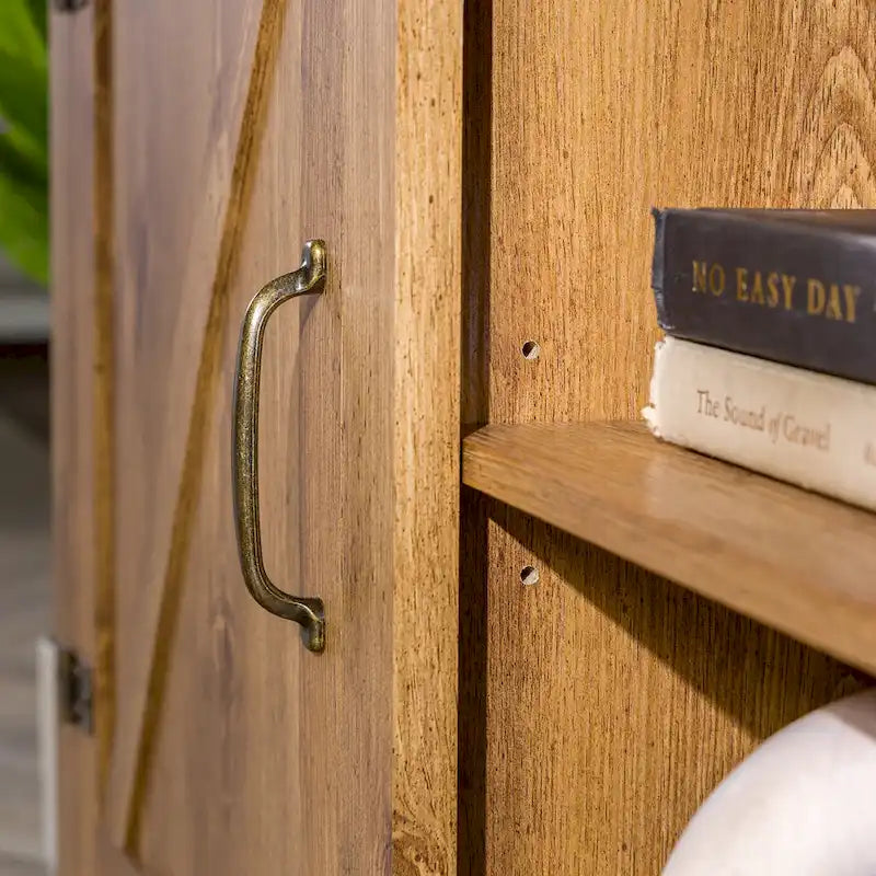 Middlebrook Firebranch 58-inch Barn Door TV Stand