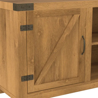 Middlebrook Firebranch 58-inch Barn Door TV Stand