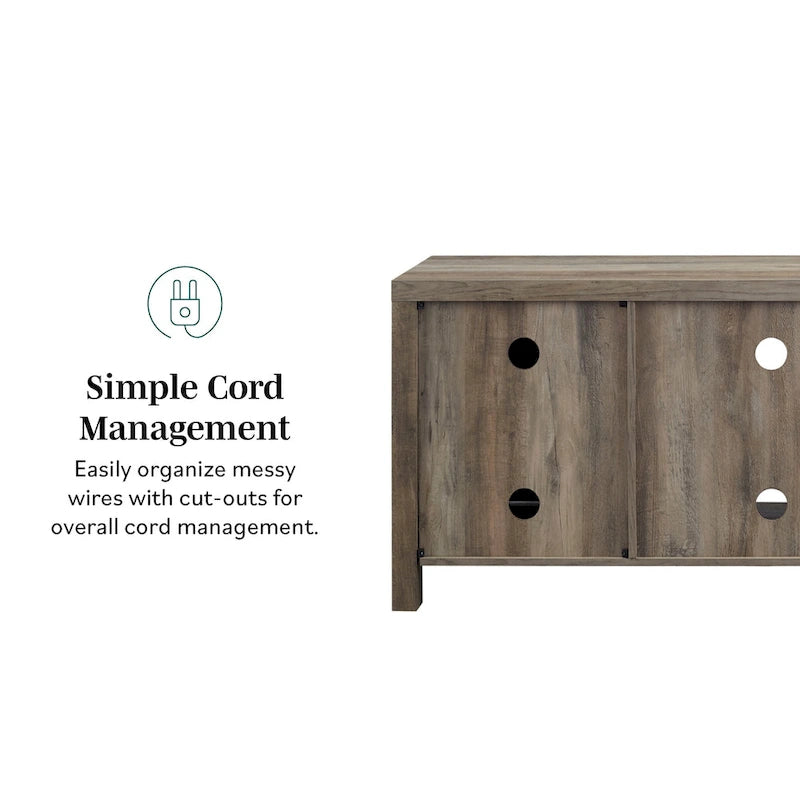 Middlebrook Firebranch 58-inch Barn Door TV Stand