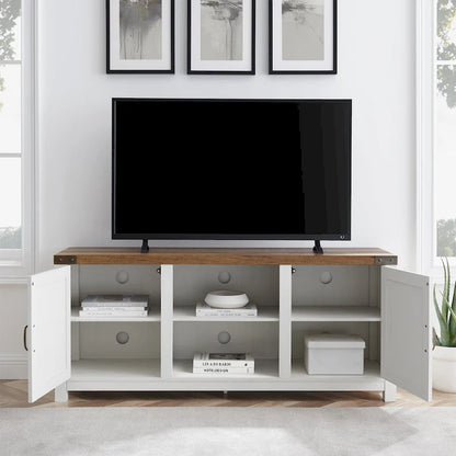 Middlebrook Firebranch 58-inch Barn Door TV Stand