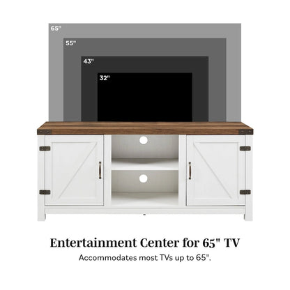 Middlebrook Firebranch 58-inch Barn Door TV Stand