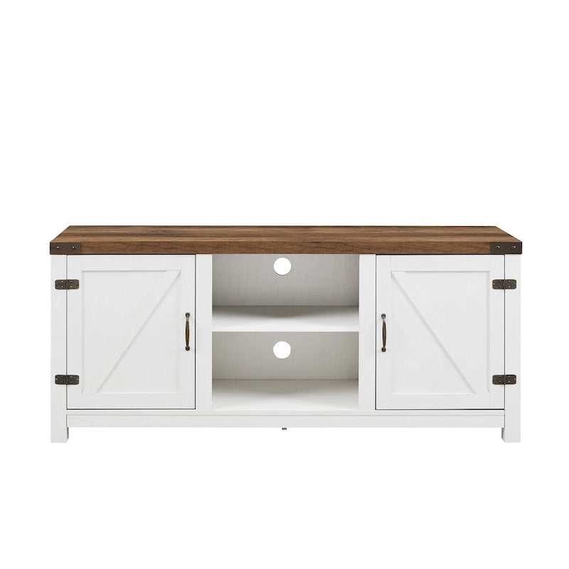 Middlebrook Firebranch 58-inch Barn Door TV Stand
