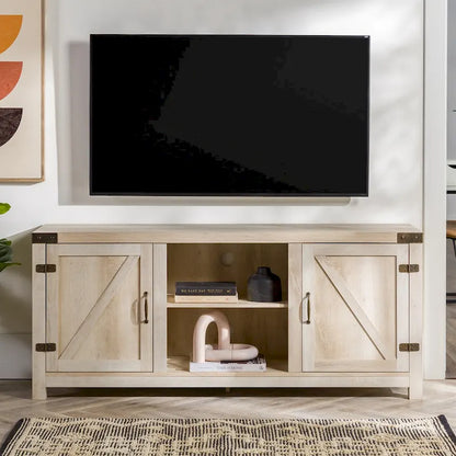 Middlebrook Firebranch 58-inch Barn Door TV Stand
