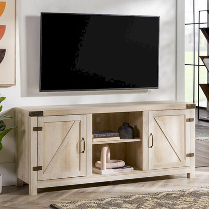 Middlebrook Firebranch 58-inch Barn Door TV Stand