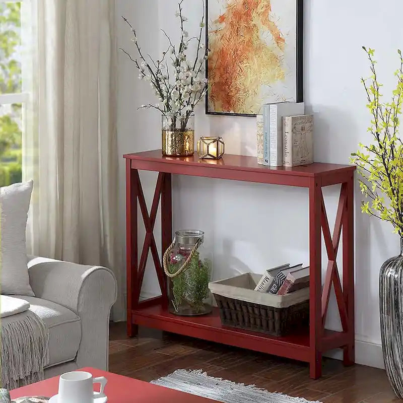 Convenience Concepts Oxford Console Table with Shelf