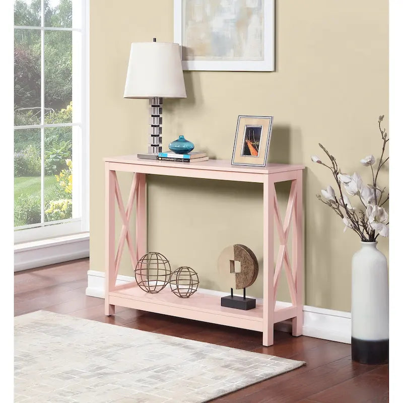 Convenience Concepts Oxford Console Table with Shelf