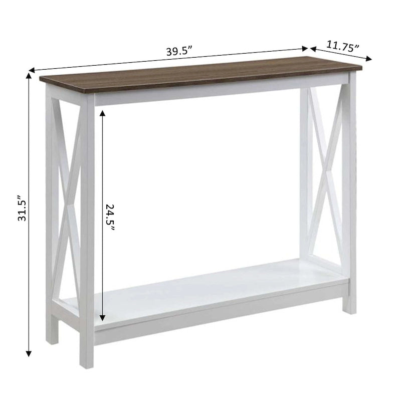 Convenience Concepts Oxford Console Table with Shelf