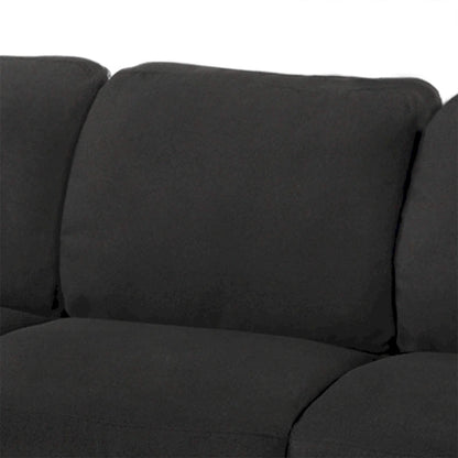 3-Seat Linen Fabric Sofa
