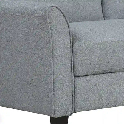 3-Seat Linen Fabric Sofa