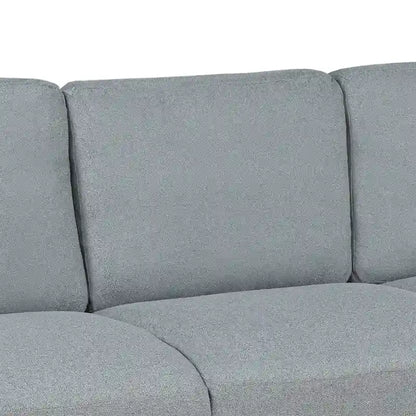 3-Seat Linen Fabric Sofa