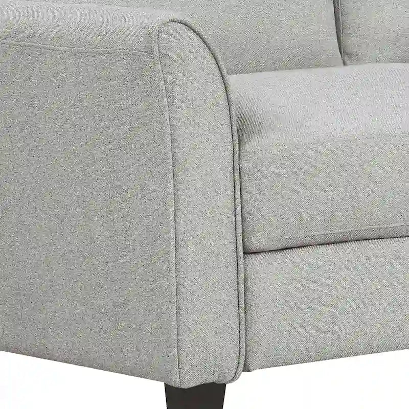 3-Seat Linen Fabric Sofa