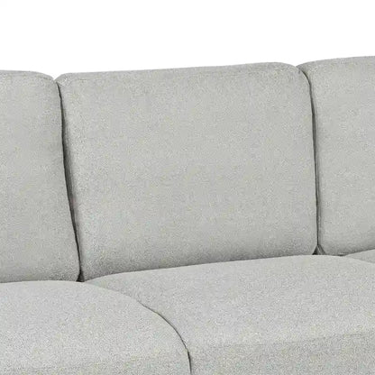 3-Seat Linen Fabric Sofa