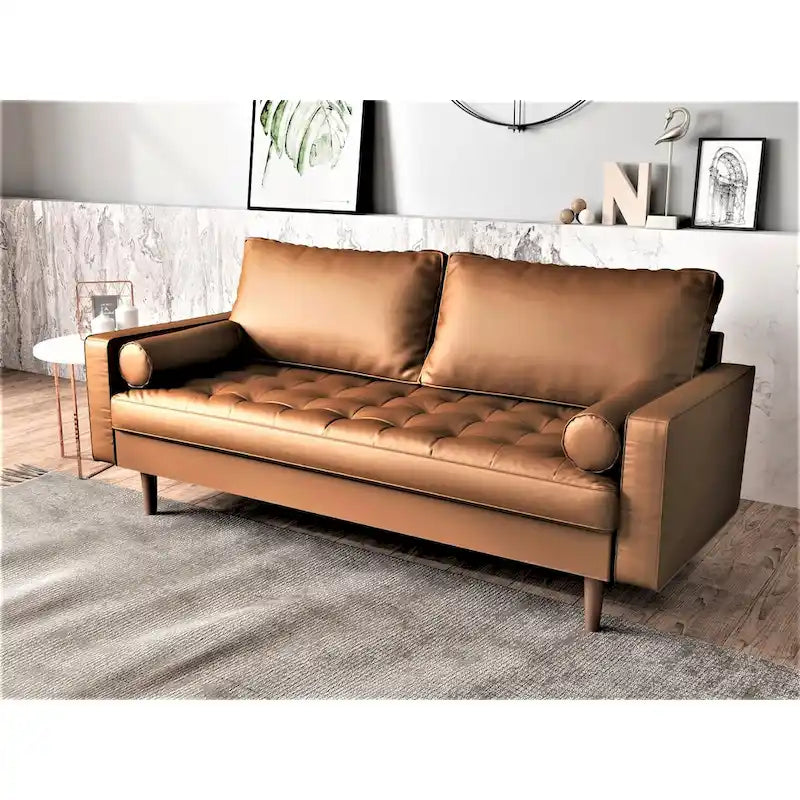 US Pride Lopez Mid-century Loveseat