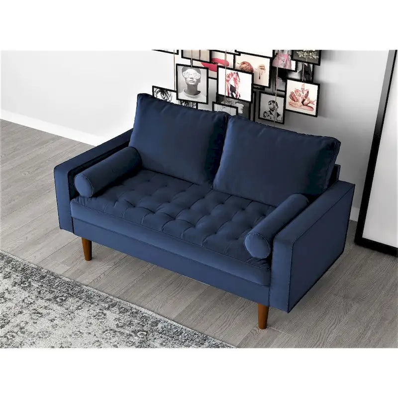 US Pride Lopez Mid-century Loveseat
