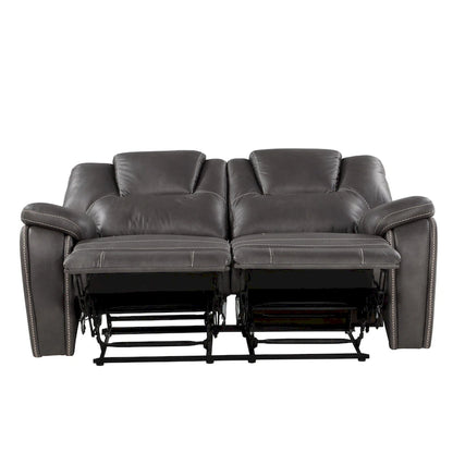 Steve Silver Kameryn Faux Leather Manual Reclining Loveseat